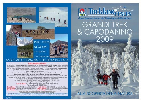 grandi trek & capodanno 2009 - Trekking Italia