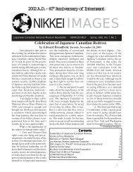 Volume 7 No. 1 (PDF) - Nikkei National Museum & Cultural Centre