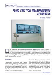 fluid friction measurements apparatus - Solution Engineering