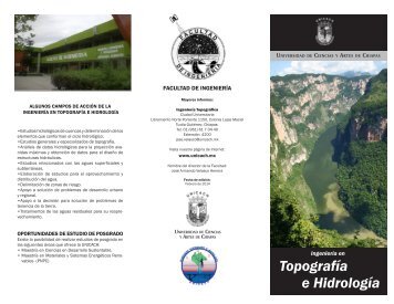 Topografía e Hidrología - Universidad de Ciencias y Artes de Chiapas