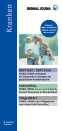 Kranken - SIGNAL IDUNA Vertriebspartnerservice AG