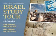 Israel study tour - Bible Study - Precept.org