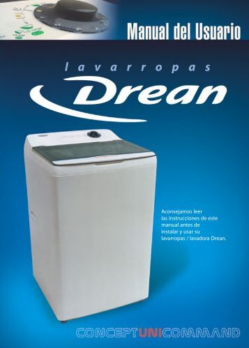 aconsejamos leer las instrucciones de este manual antes drean aconsejamos leer las instrucciones de este manual antes drean
