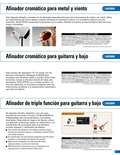 CATÁLOGO DE NUEVOS PRODUCTOS - MAT Guitar & Bass