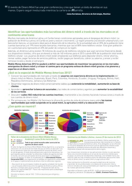 Defina su estrategia de entrada al mercado del dinero móvil para ...