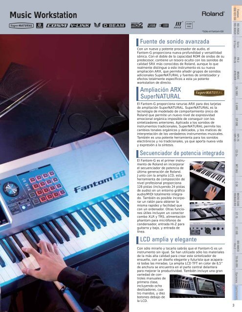 Catalogo Novedades Roland 2008 - MAT Guitar & Bass