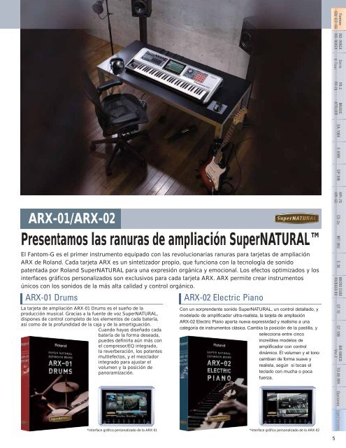 Catalogo Novedades Roland 2008 - MAT Guitar & Bass