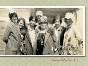 Annualreport4:layout 1 - Alpha Chi Omega