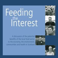 Feeding the Interest - Community Food and Health