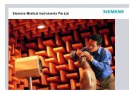 Siemens Medical Instruments Pte Ltd - Swissnex Singapore
