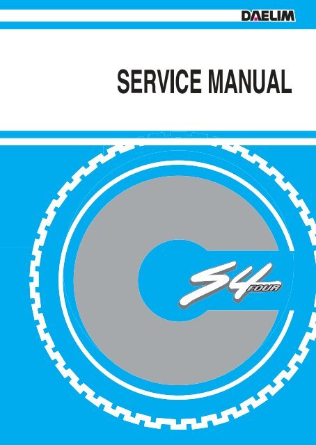 Daelim S4 50cc Service Manual - Mojo