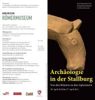 ArchÃƒÂ¤ologie in der Stallburg - Wien Museum