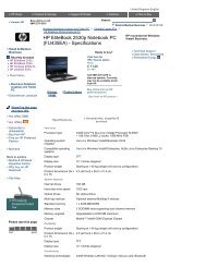 HP EliteBook 2530p Notebook PC (FU435EA ... - Added Dimension