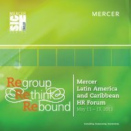 Download the Forum Prospectus (900kb PDF) - Mercer Signature Events