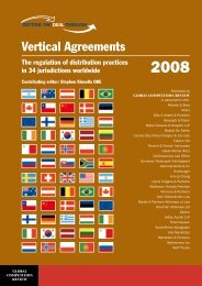 Getting the Deal Through. Vertical Agreements 2008. Latvia chapter