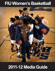 2011-12 FIU Women's Basketball - Florida International Athletics