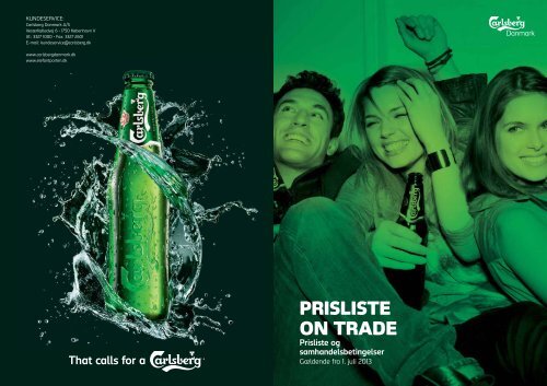 PRISLISTE ON TRADE - Carlsberg