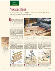 WoodPens - Woodsmith Woodworking Seminars