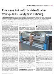 Eine neue Zukunft für Virtu-Drucker: Von Spühl zu Polytype in Fribourg