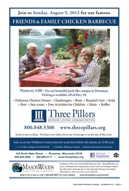 Masonic Journal - Freemasons of Wisconsin