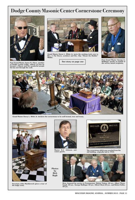 Masonic Journal - Freemasons of Wisconsin
