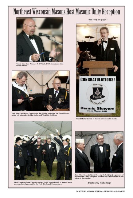 Masonic Journal - Freemasons of Wisconsin