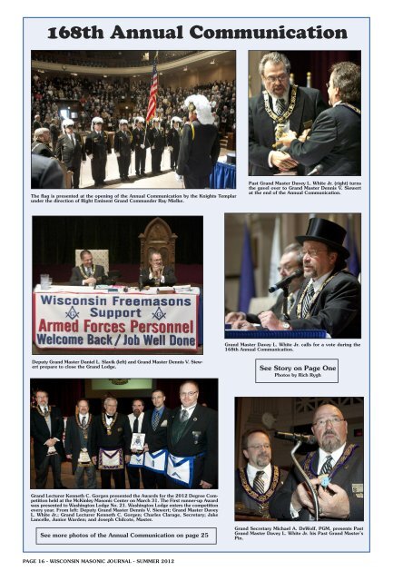 Masonic Journal - Freemasons of Wisconsin