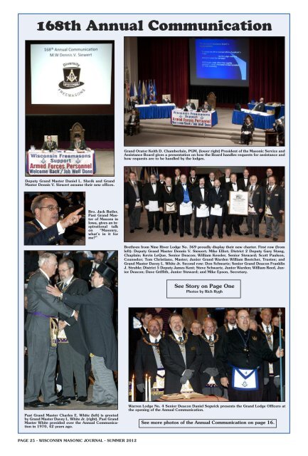 Masonic Journal - Freemasons of Wisconsin