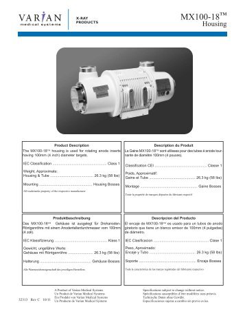 MX100-18 Rev C - Varian