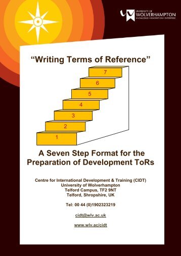 Terms of Reference Handbook - University of Wolverhampton
