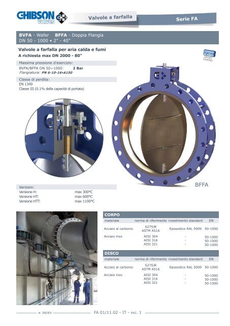 a farfalla VALVOLA a farfalla standard pneumatico aria compressa valvola
