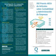 XVI Premio AECA de artÃ­culos sobre Contabilidad y - AsociaciÃ³n ...