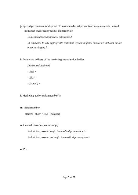 The GCC Guidance for Presenting the SPC, PIL and Labeling ...