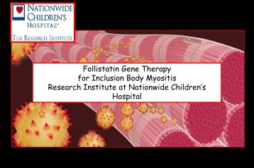 Follistatin Gene Therapy for Inclusion Body Myositis Research ...