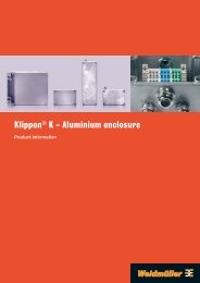 Klippon® K – Aluminium enclosure - Weidmüller, s.r.o.