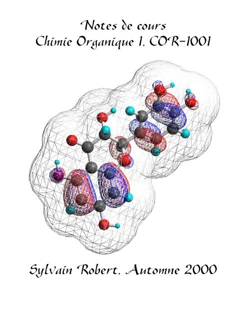 Notes De Cours Chimie Organique 1 Cor 1001 Sylvain Robert