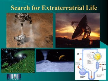 16. Search for Extraterrestrial Life