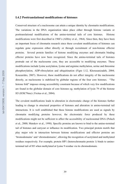 Etudes sur le mécanisme de remodelage des nucléosomes par ...