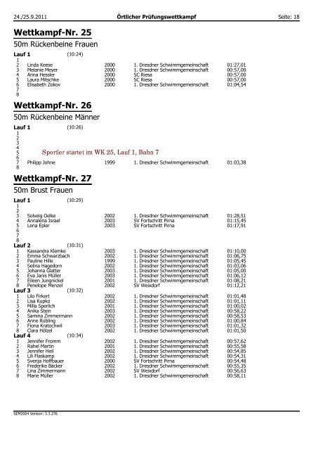 Wettkampf-Nr. 2 - 1dsg.de