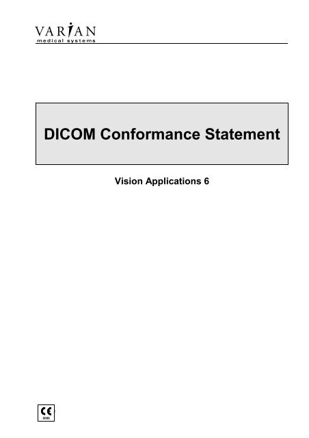 DICOM Conformance Statement - Varian