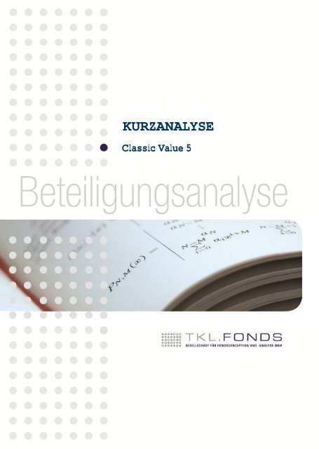 TKL-Kurzanalyse - IBB - Internationales Bankhaus Bodensee AG