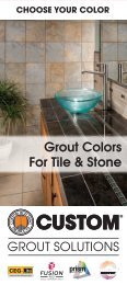 Download Grout Color Card - Custom Building Products