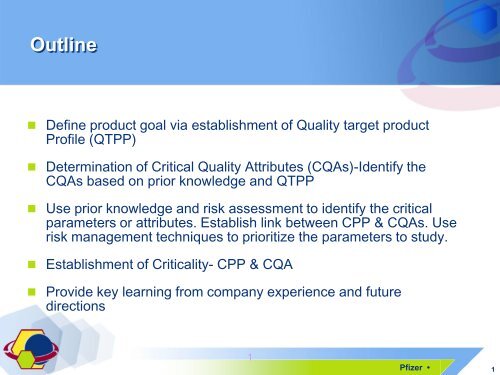 Criticality Assessment- Identification of Critical Quality Attributes ...