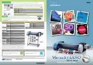 Desktop inkjet printer / cutter - Roland DG