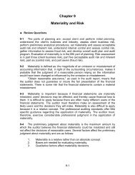 Chapter 9 Materiality and Risk - HCC Learning Web