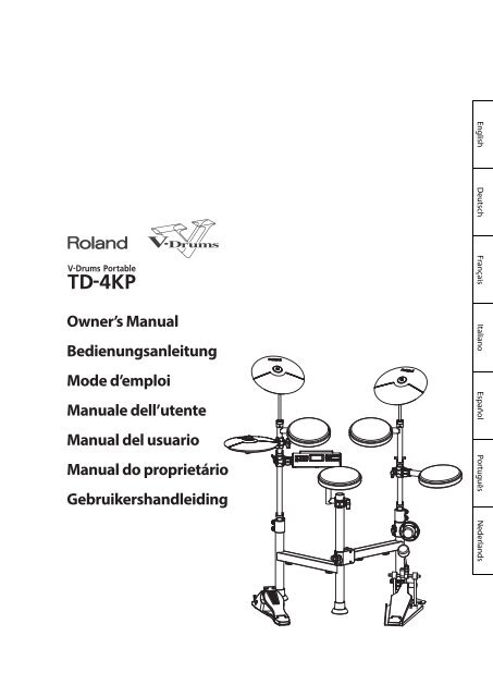 Owner's Manual Bedienungsanleitung Mode d'emploi ... - Roland