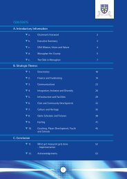 Monaghan GAA Strategic Plan, 2010-2013 (pdf) - Croke Park