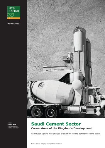 Saudi Cement Sector