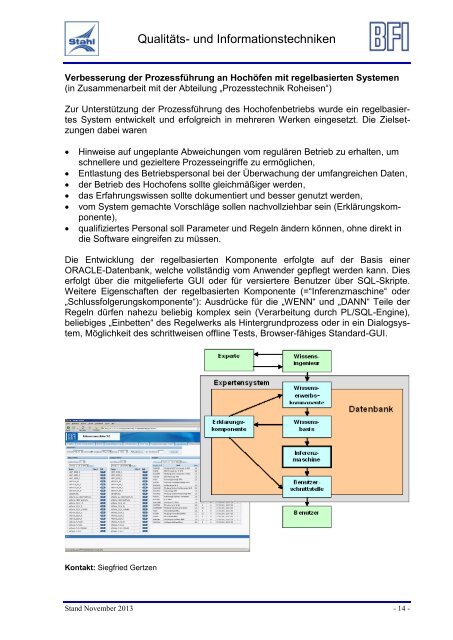 Einige Beispiele unserer Projekte - BFI.de