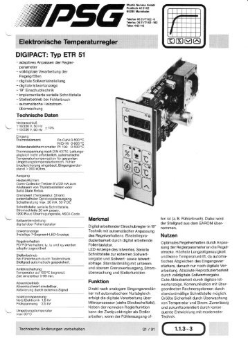 ETR51 - PSG Plastic Service GmbH